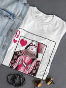 Heart Queen T-shirt -SmartPrintsInk Designs