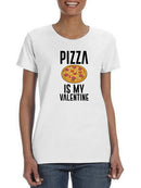 Pizza Is My Valentine T-shirt -SmartPrintsInk Designs