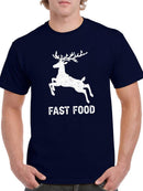 Fast Food Deer T-shirt -SmartPrintsInk Designs