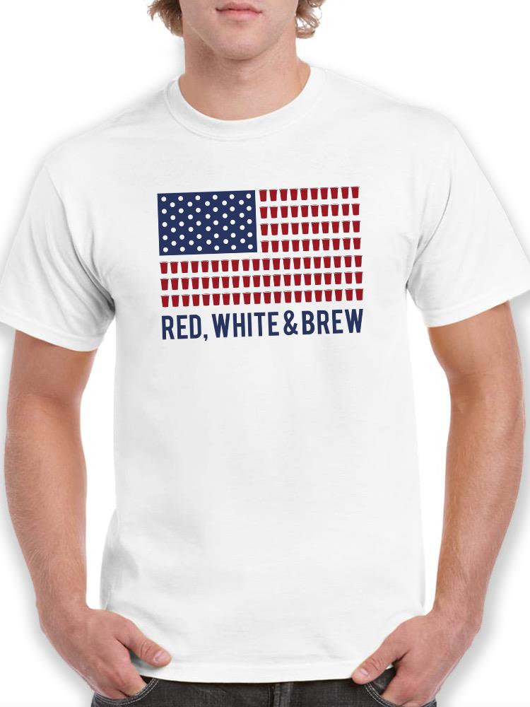 Red White And Brew T-shirt -SmartPrintsInk Designs