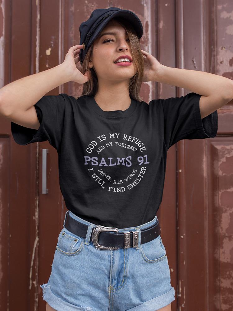 Psalms 91 T-shirt -SmartPrintsInk Designs
