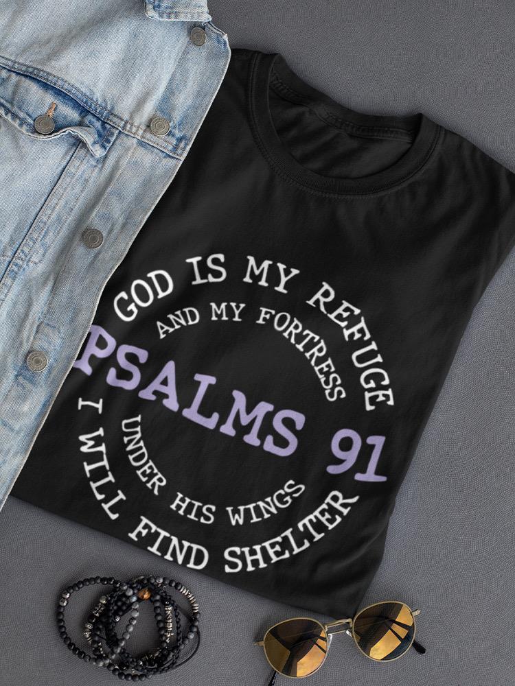 Psalms 91 T-shirt -SmartPrintsInk Designs