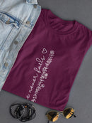 Love Never Fails. T-shirt -SmartPrintsInk Designs