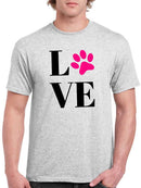 Love Paws T-shirt -SmartPrintsInk Designs