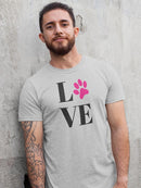 Love Paws T-shirt -SmartPrintsInk Designs