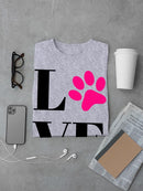 Love Paws T-shirt -SmartPrintsInk Designs