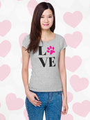 Love Paws T-shirt -SmartPrintsInk Designs