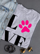 Love Paws T-shirt -SmartPrintsInk Designs