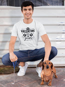 Valentine Has Paws T-shirt -SmartPrintsInk Designs