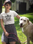 Valentine Has Paws T-shirt -SmartPrintsInk Designs