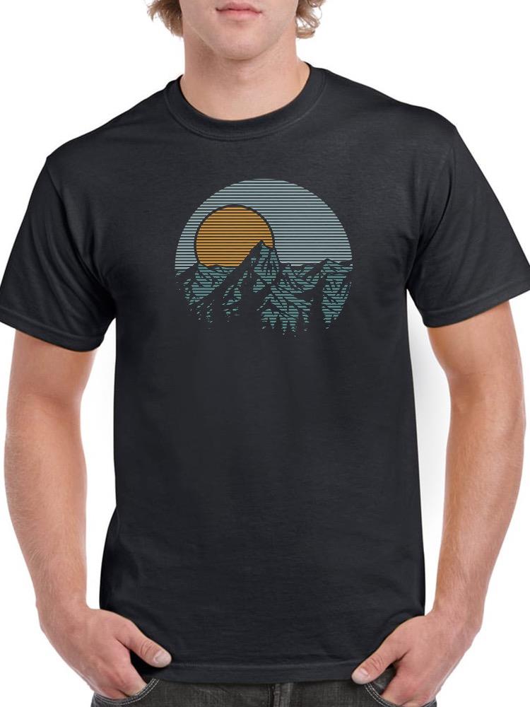 Mountain Sunrise T-shirt -SmartPrintsInk Designs