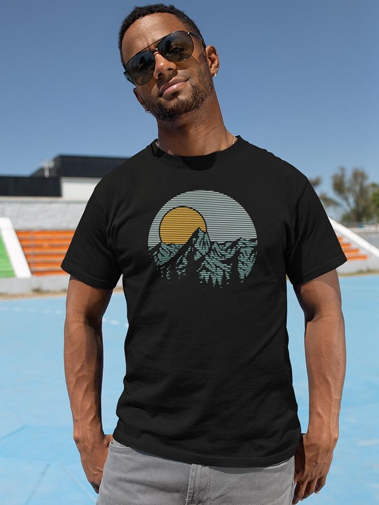 Mountain Sunrise T-shirt -SmartPrintsInk Designs