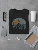 Mountain Sunrise T-shirt -SmartPrintsInk Designs
