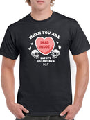 Dead Inside Valentine's Day T-shirt -SmartPrintsInk Designs