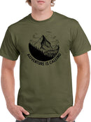 Adventure Is Calling! T-shirt -SmartPrintsInk Designs