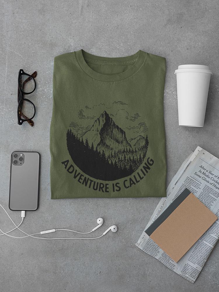 Adventure Is Calling! T-shirt -SmartPrintsInk Designs