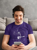 Vitruvian Rock Man T-shirt -SmartPrintsInk Designs