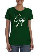 Gigi T-shirt -SmartPrintsInk Designs