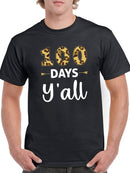 100 Days Y'all T-shirt -SmartPrintsInk Designs