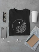 Ying And Yang Peace T-shirt -SmartPrintsInk Designs