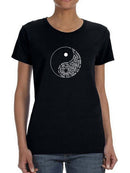 Ying And Yang Peace T-shirt -SmartPrintsInk Designs