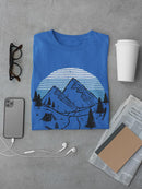 Landscape Mountains T-shirt -SmartPrintsInk Designs