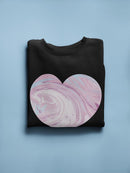 Watercolor Heart Sweatshirt -SmartPrintsInk Designs