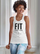 Fit, Favorite F Word T-shirt -SmartPrintsInk Designs
