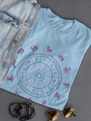 Astrology Circle T-shirt -SmartPrintsInk Designs