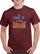 Cause Of Death: Drama T-shirt -SmartPrintsInk Designs
