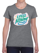 I Feel Nothing T-shirt -SmartPrintsInk Designs