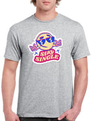 Stay Single Cool Face T-shirt -SmartPrintsInk Designs
