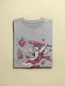 Cupid Bat T-shirt -SmartPrintsInk Designs