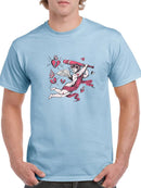 Cupid Bat T-shirt -SmartPrintsInk Designs