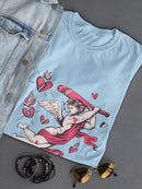 Cupid Bat T-shirt -SmartPrintsInk Designs