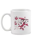 Cupid Bat Mug -SmartPrintsInk Designs