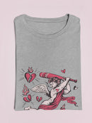 Cupid Bat T-shirt -SmartPrintsInk Designs