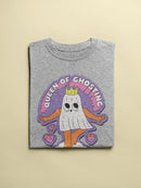 Queen Of Ghosting T-shirt -SmartPrintsInk Designs