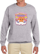 Emotionally Exhausted Heart Hoodie or Sweatshirt -SmartPrintsInk Designs