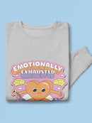 Emotionally Exhausted Heart Hoodie or Sweatshirt -SmartPrintsInk Designs