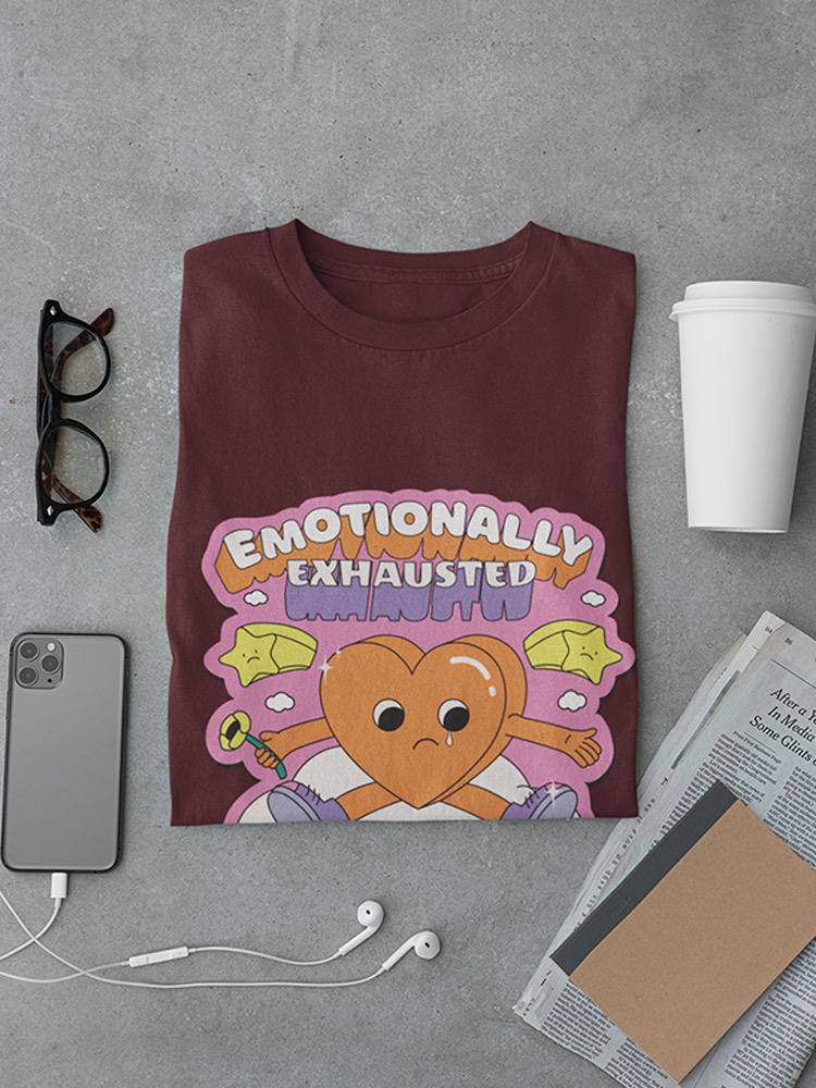 Emotionally Exhausted Heart T-shirt -SmartPrintsInk Designs