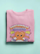 Emotionally Exhausted Heart Hoodie or Sweatshirt -SmartPrintsInk Designs