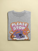 Please Stop Calling Me T-shirt -SmartPrintsInk Designs