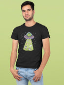 Alien Abducting Kittens T-shirt -SmartPrintsInk Designs