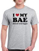 Love My Bacon And Eggs T-shirt -SmartPrintsInk Designs