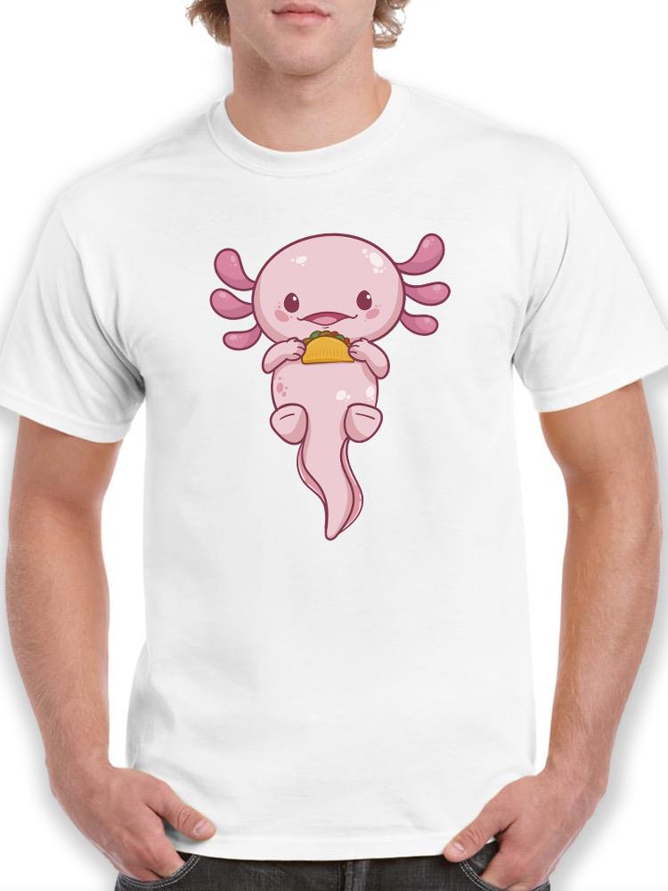 Axolotl Eating A Taco T-shirt -SmartPrintsInk Designs
