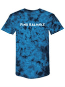 Find Balance Quote Tie Dye Tee -SmartPrintsInk Designs