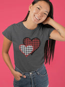 Heart Patterns T-shirt -SmartPrintsInk Designs
