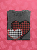Heart Patterns T-shirt -SmartPrintsInk Designs