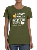 Chicken Lover Quote T-shirt -SmartPrintsInk Designs